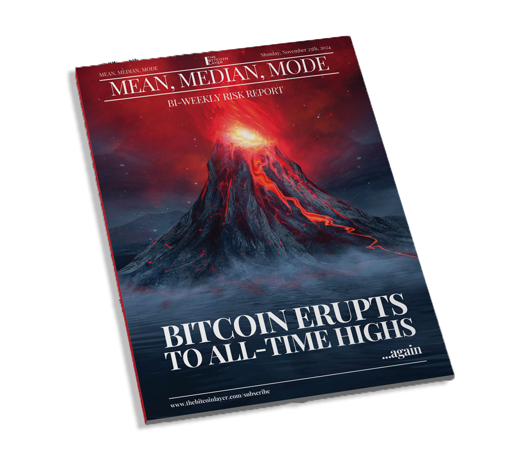 Bitcoin erupts report graphic for The Bitcoin Layer