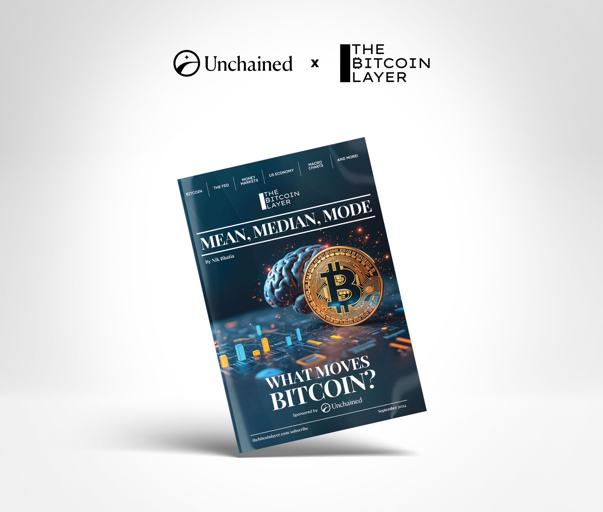 Unchained capital report cover designed for The Bitcoin Layer